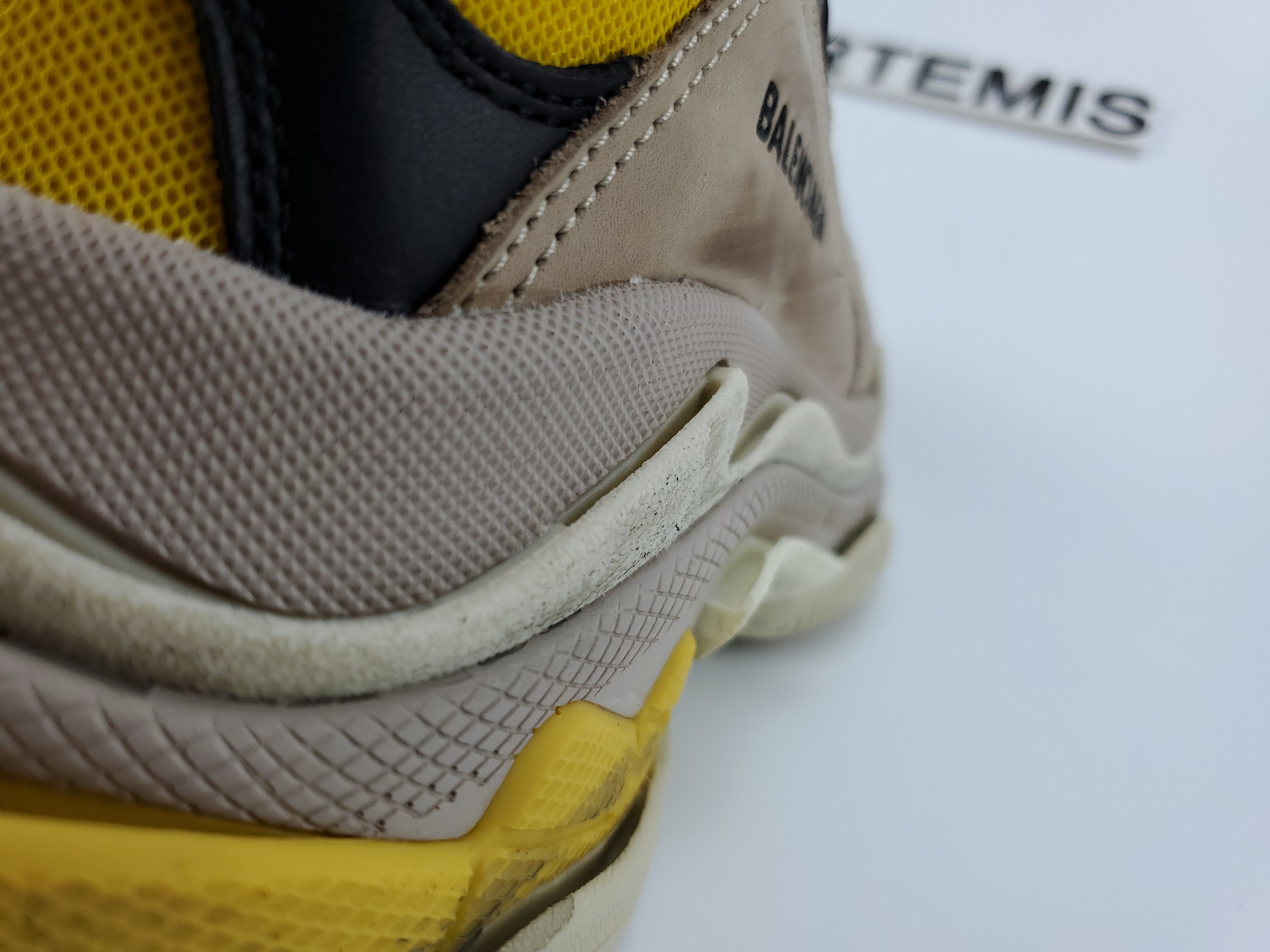 Balenciga Triple S Beige Green Yellow (2018 Reissue)