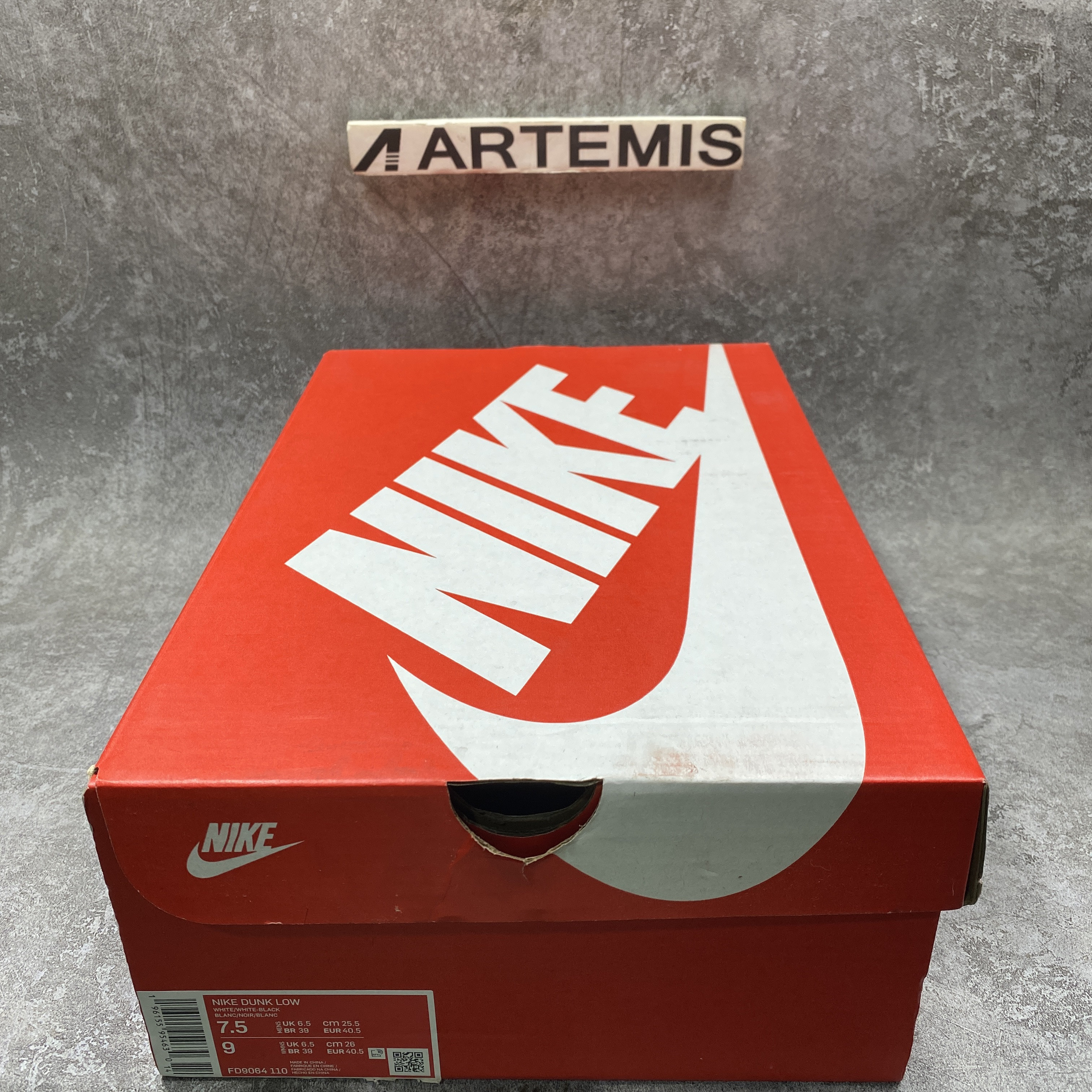 Nike Dunk Low White Black Royal