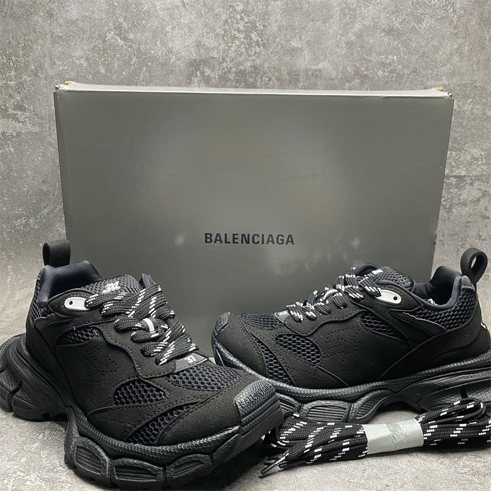 Balenciga 3XL SUEDE BLACK