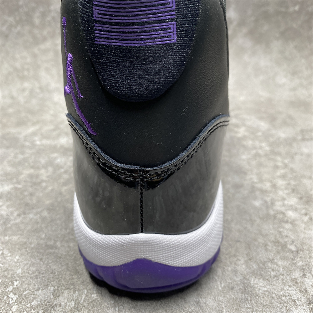 Jordan 11 Retro black purple