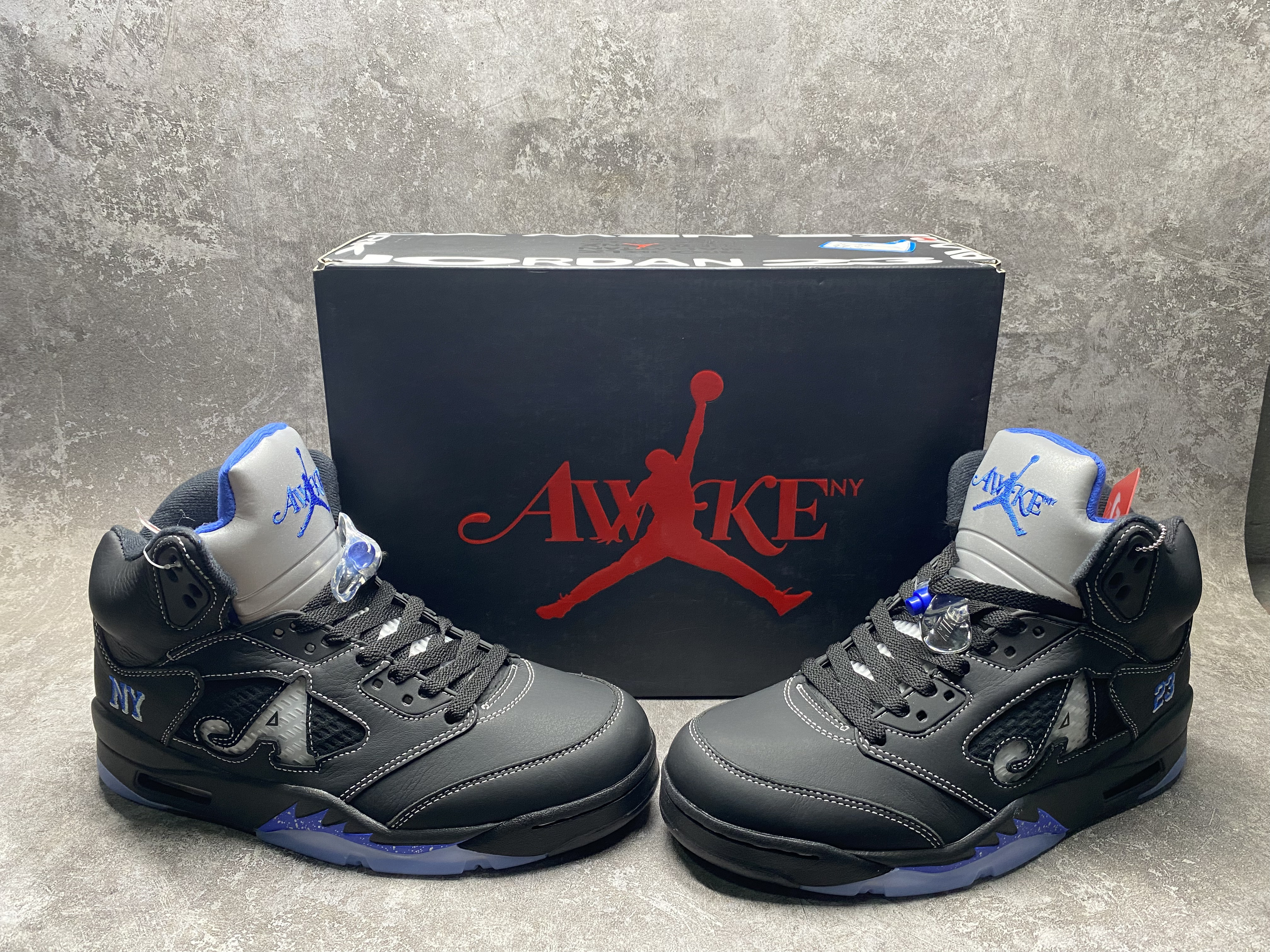UA Jordan 5 Retro Awake NY Black
