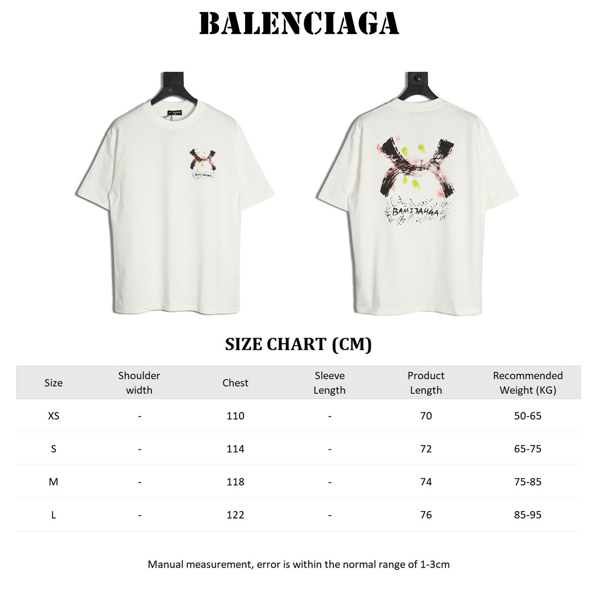 BALENCLAGA Short-sleeved T-shirt