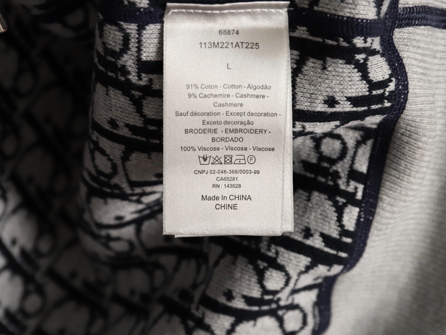 D*or cd oblique reversible coats