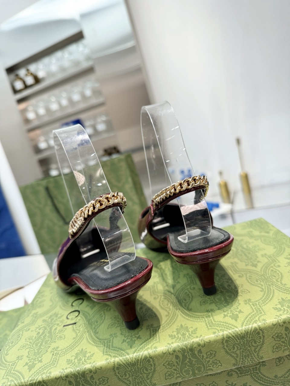 G*u*i signoria slingback pump mid-heel shoes