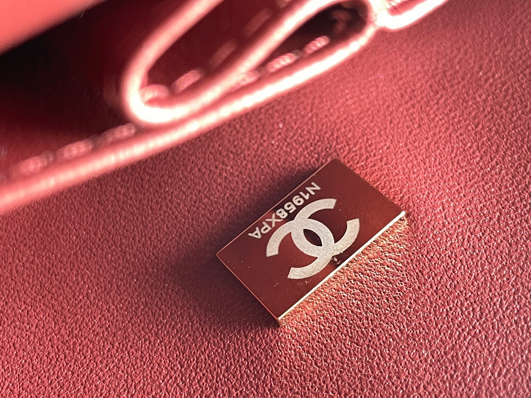 Ch*el classic handbag 15.5 × 25.5 × 6.5 cm