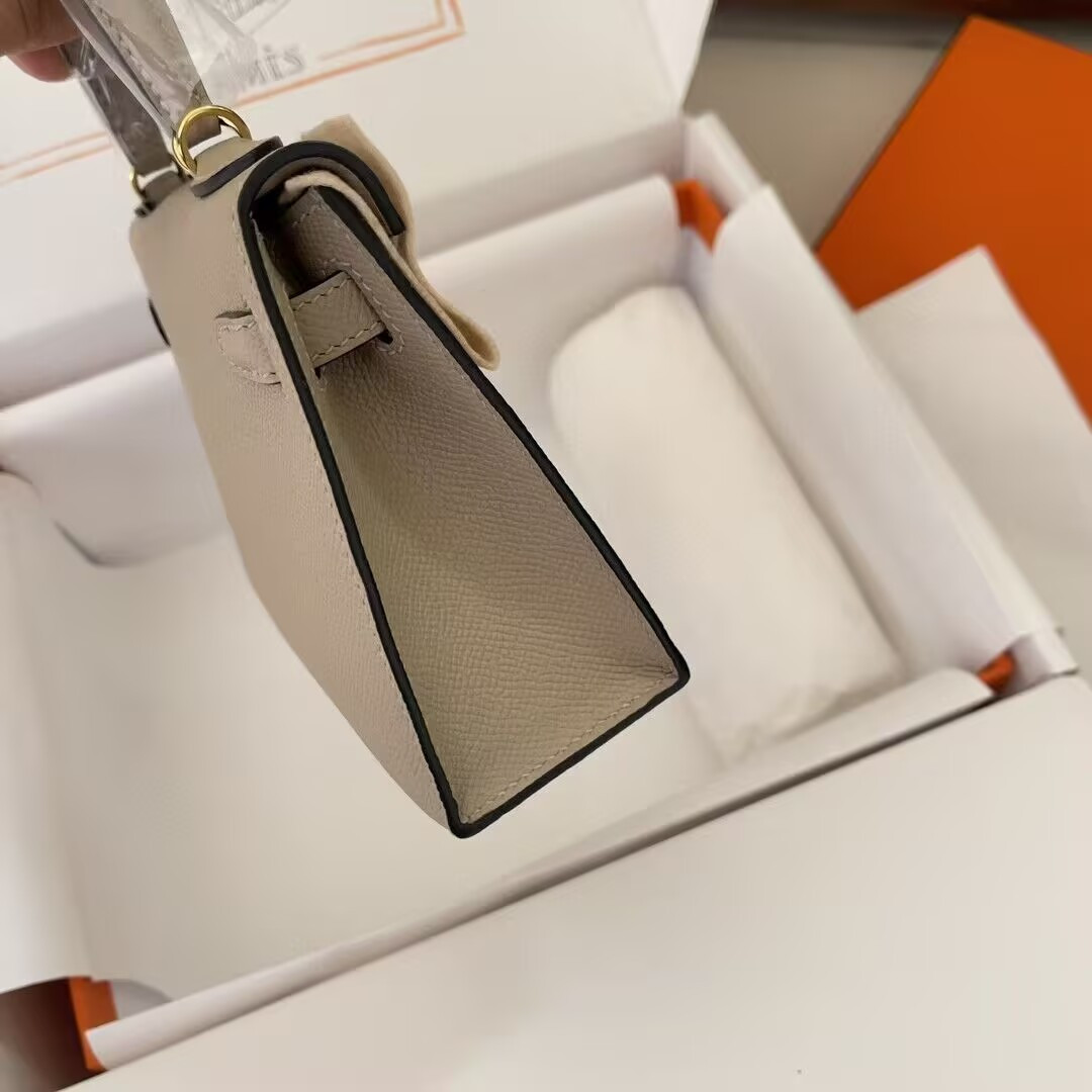 H**mes epsom handmade kelly mini 19