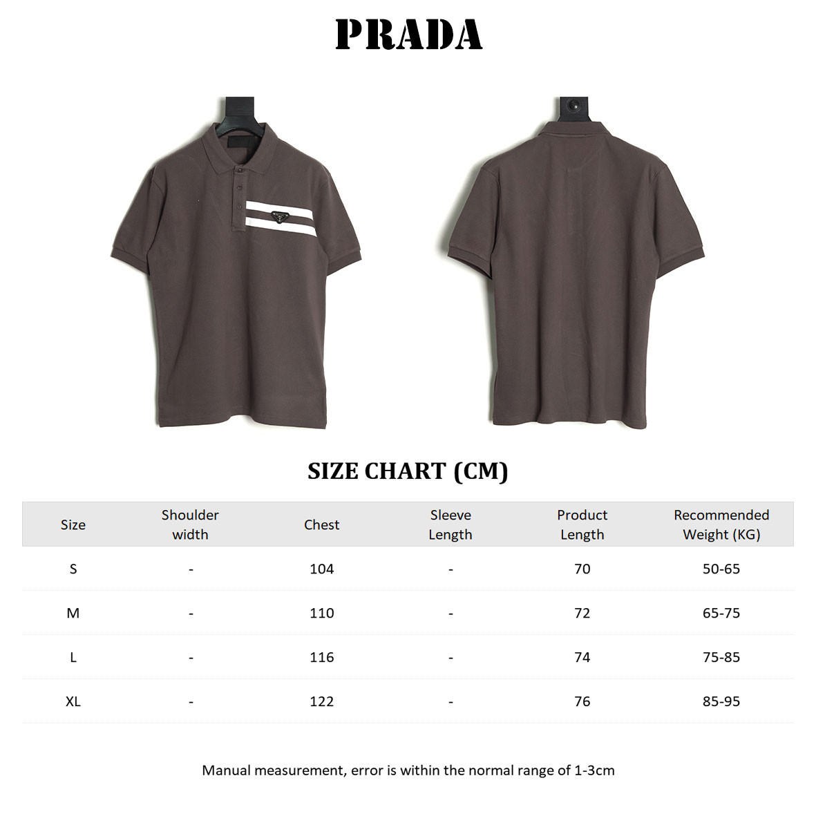 Pra*a short-sleeved polo shirt