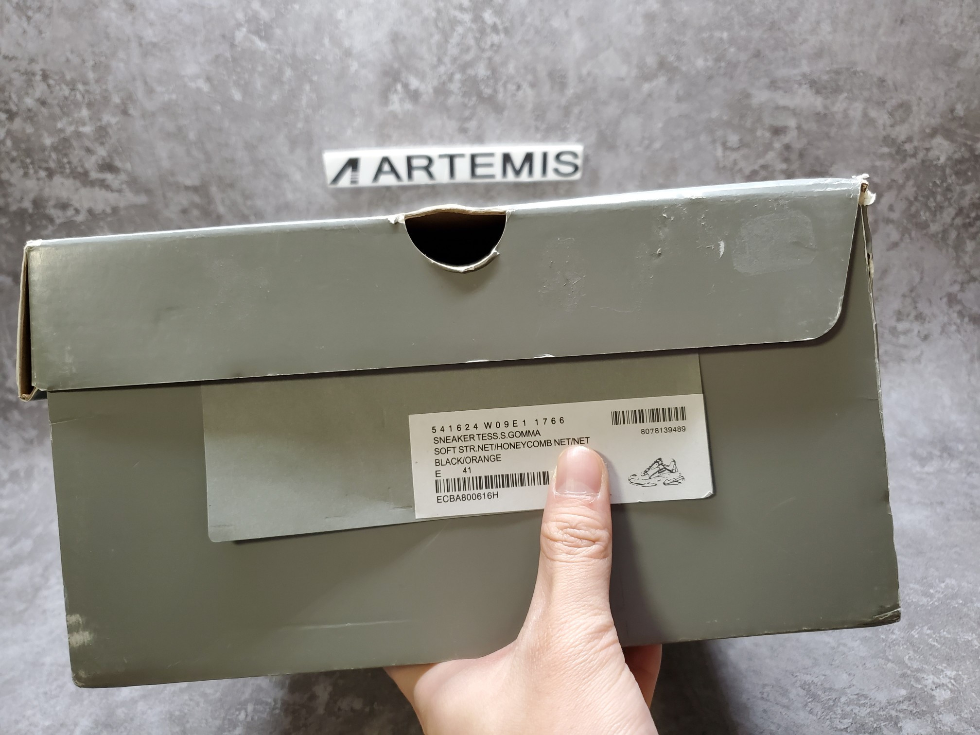 Balenciga Triple S Black Orange