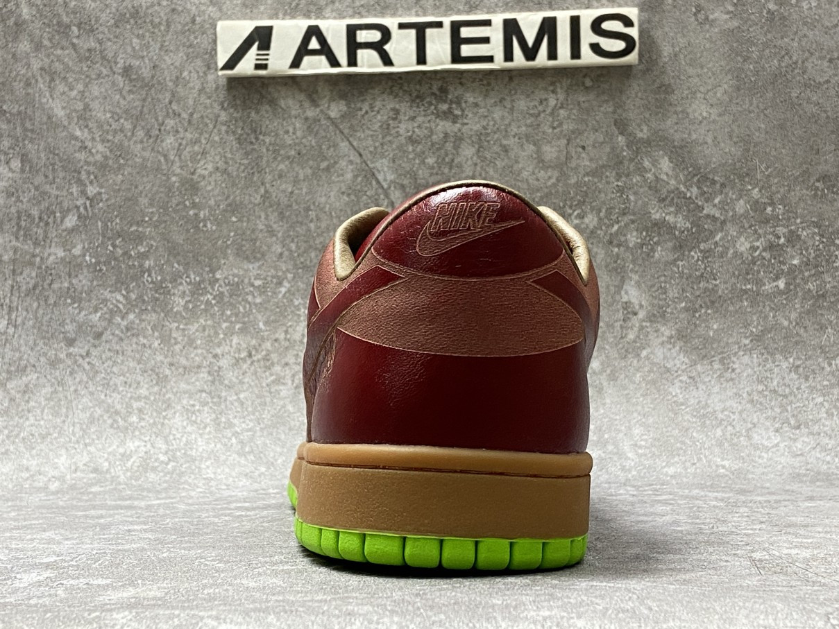 Nike Dunk Low 1-Piece Laser Varsity Red Chartreuse