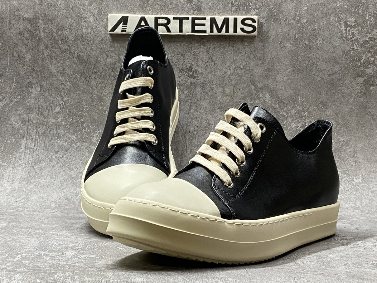 Rick Owens Low Srx & Jingle Black White