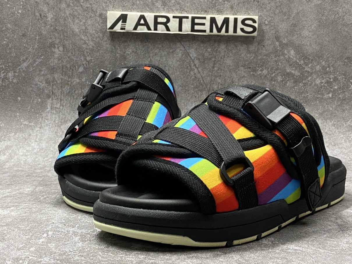 Visvim Christo Sandal Slipper Rainbow