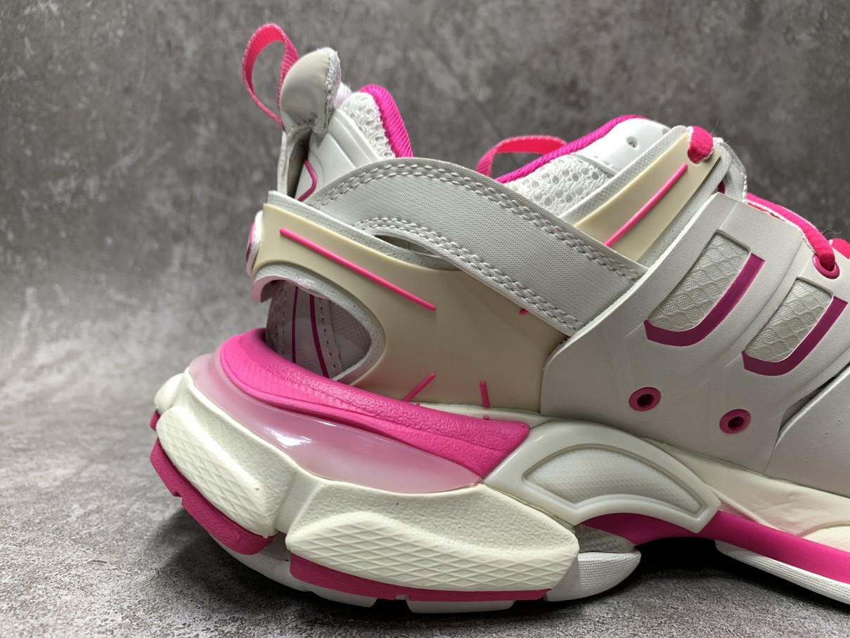 Balenciga Wmns Track Sneaker White Fluo Pink