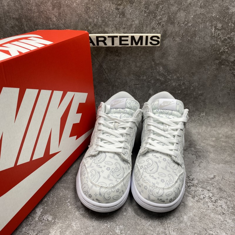Nike Dunk Low White Paisley