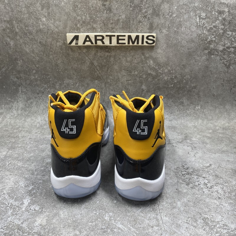 Air Jordan 11 Retro Black Yellow