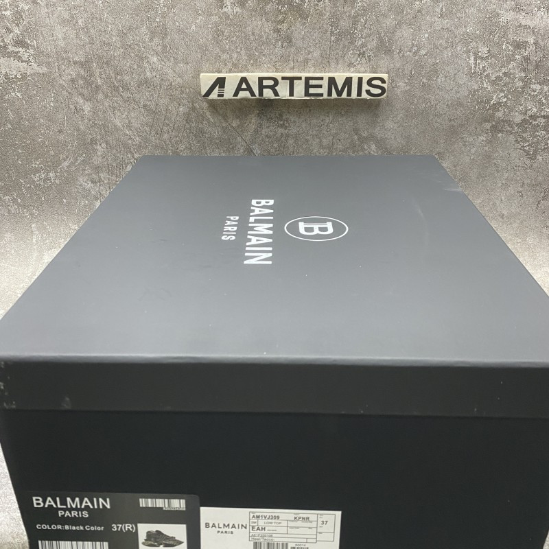 Balmain Unicorn Monogram Neoprene Low-Top Sneakers