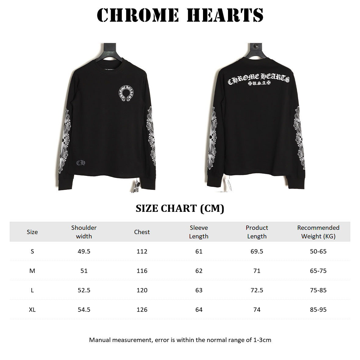 Ch**me He**ts 25fw long-sleeved t-shirt