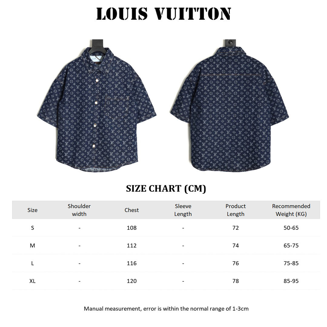 l0*is V*t0n lv 25ss short-sleeved shirts