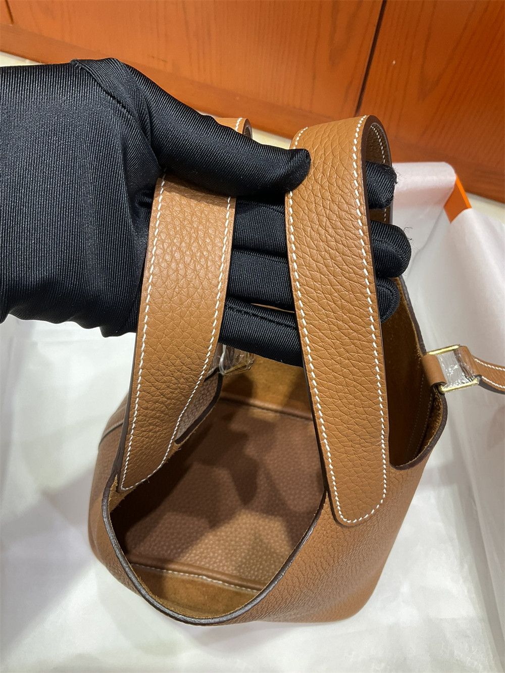 Hermès Picotin 18cm golden brown without original box