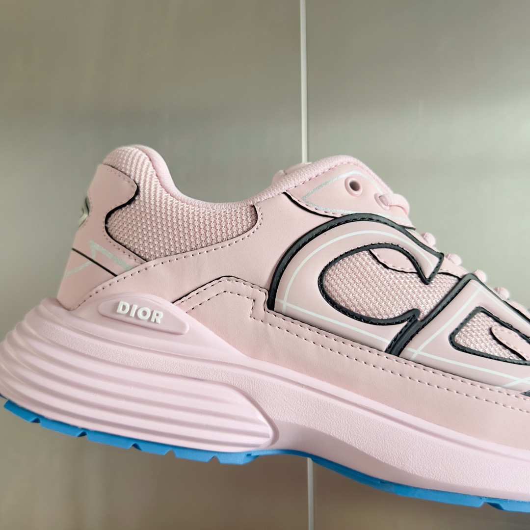 ua D*or b30 sneaker pale pink mesh and technical fabric