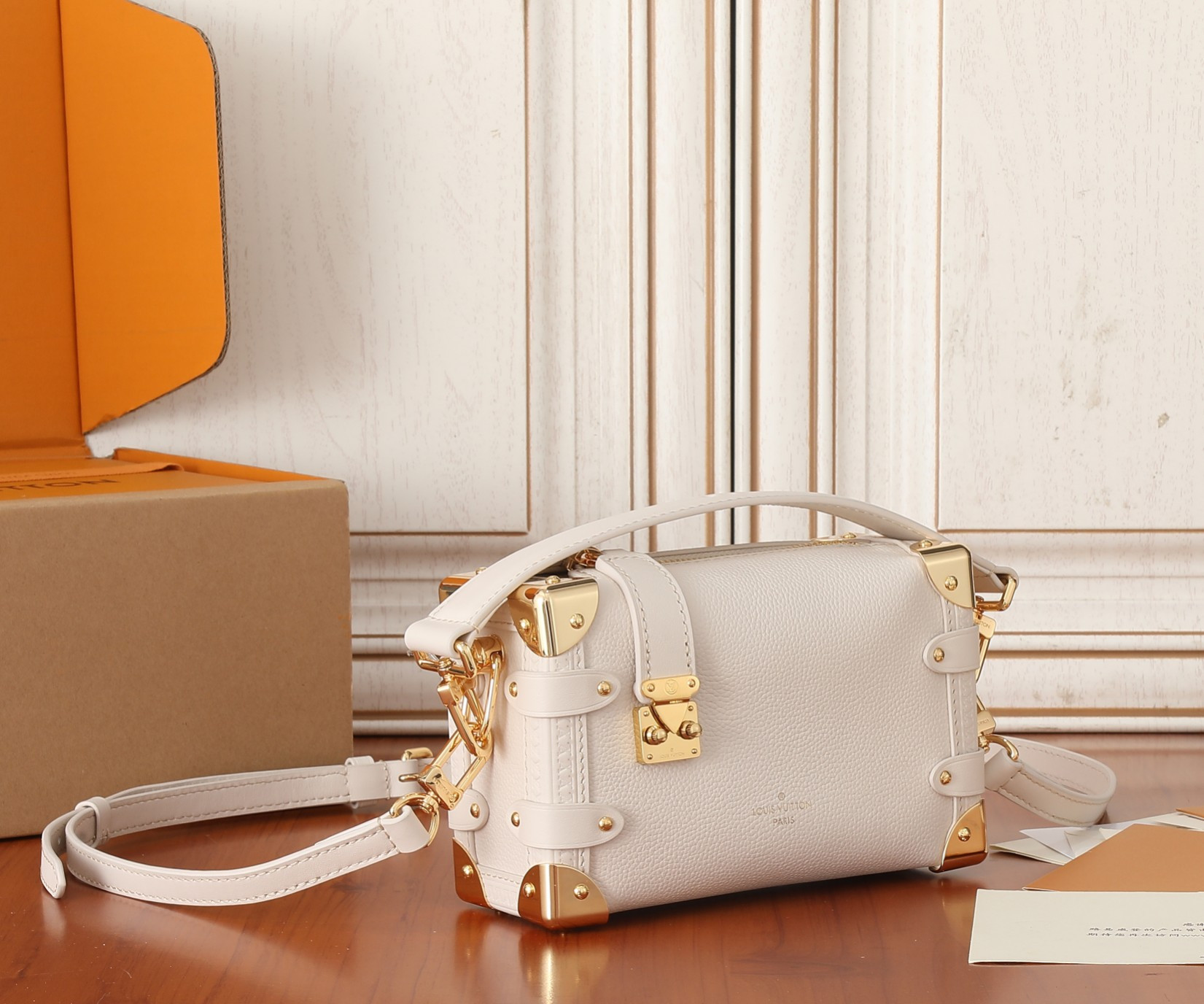 LV Side Trunk PM M23915  7.1 x 4.9 x 3.1 inches