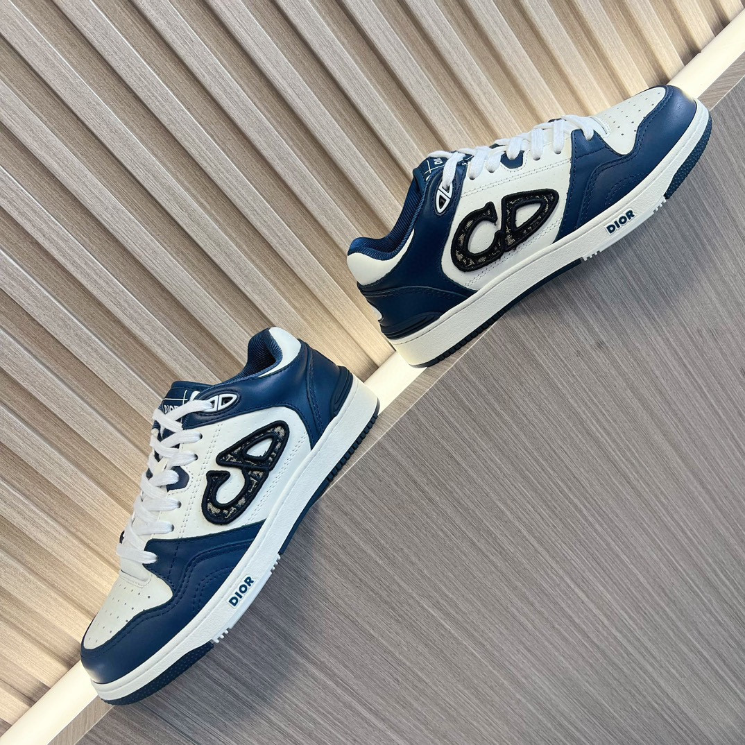 ua D*or b57 low-top sneaker navy blue and white