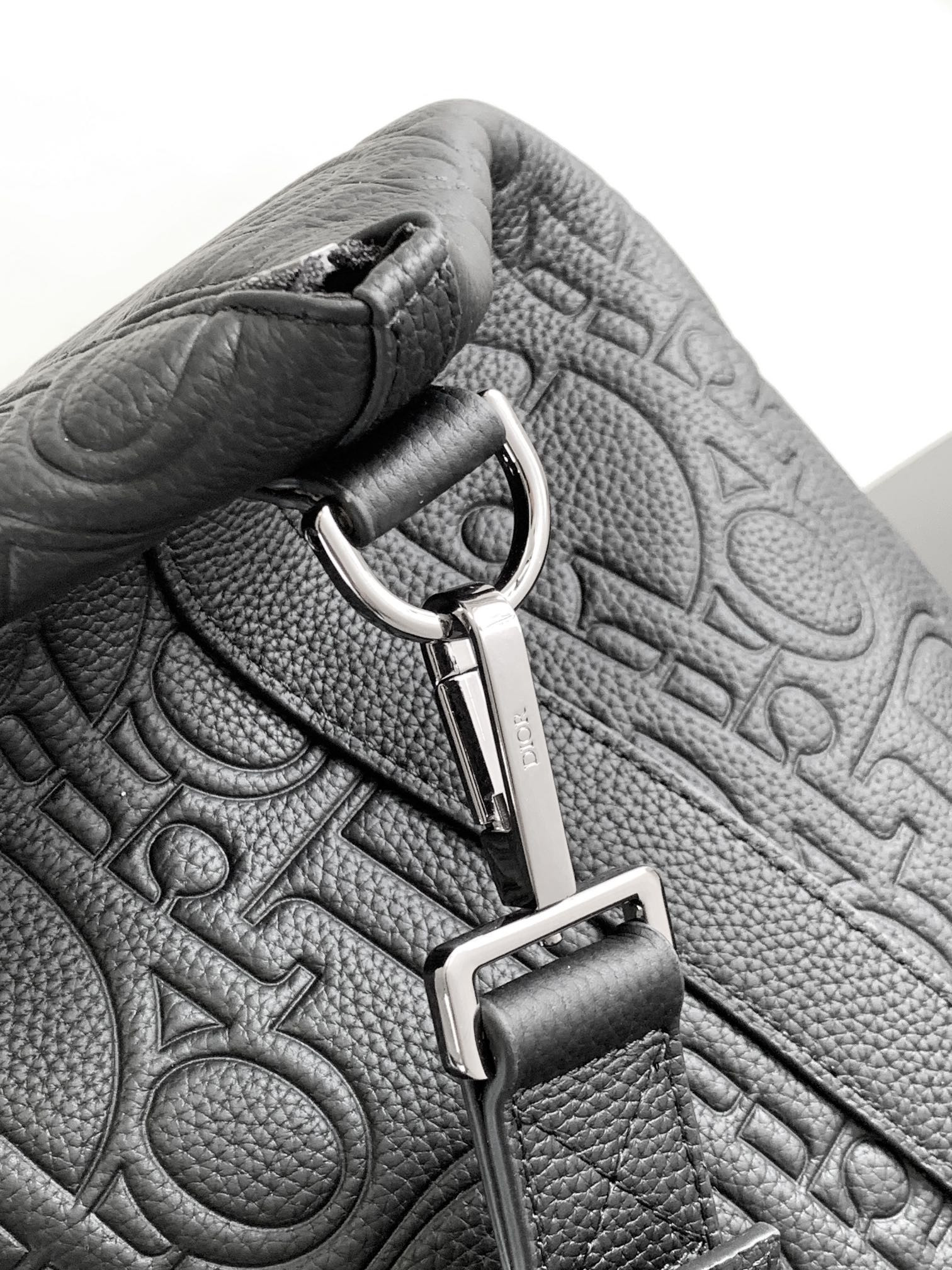 D*or weekender 40 black D*or gravity leather and black grained calfskin  57.5 x 34.5 x 22 cm