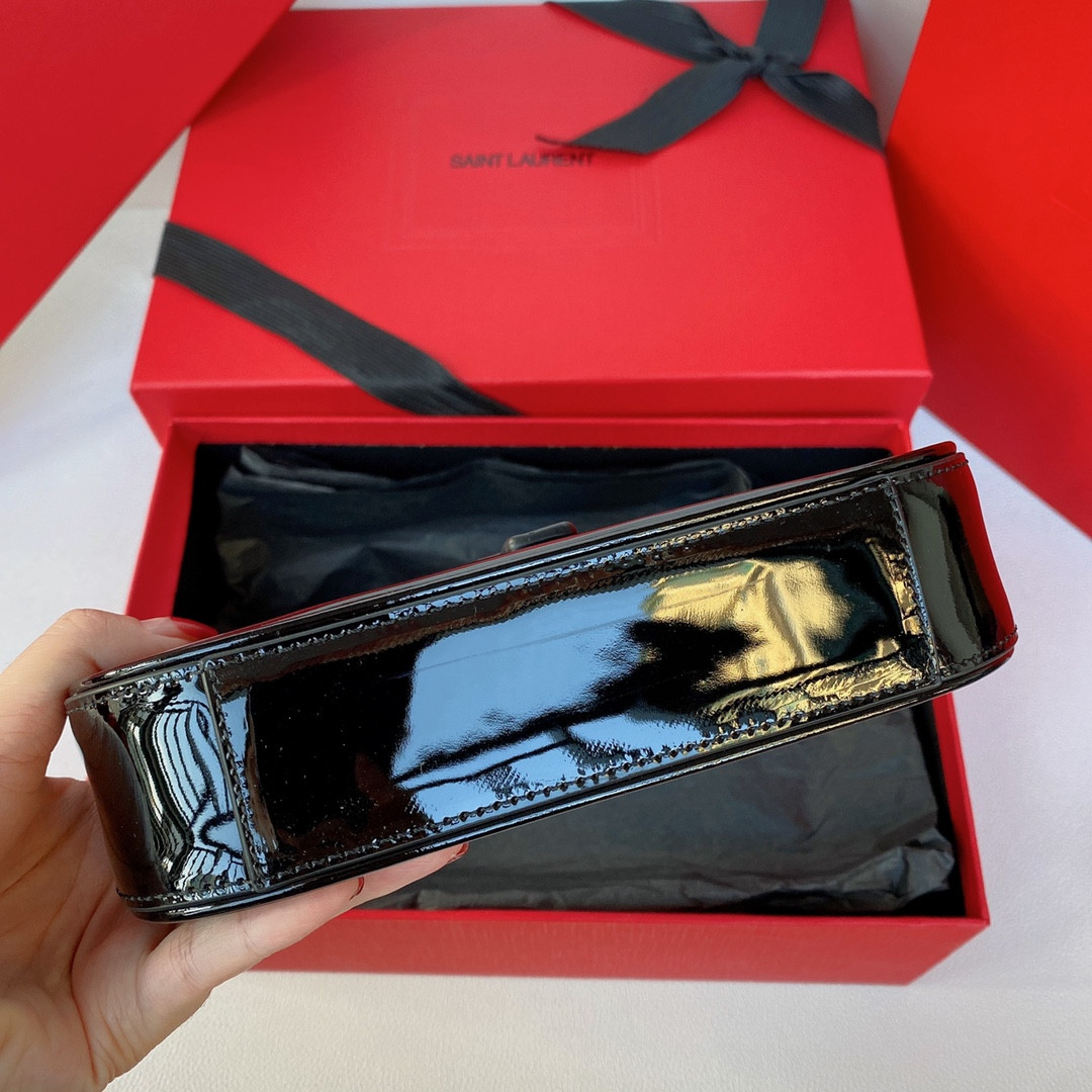 Y*L le 5 À 7 mini (patent leather) 19 x 11.5 x 4.5 cm