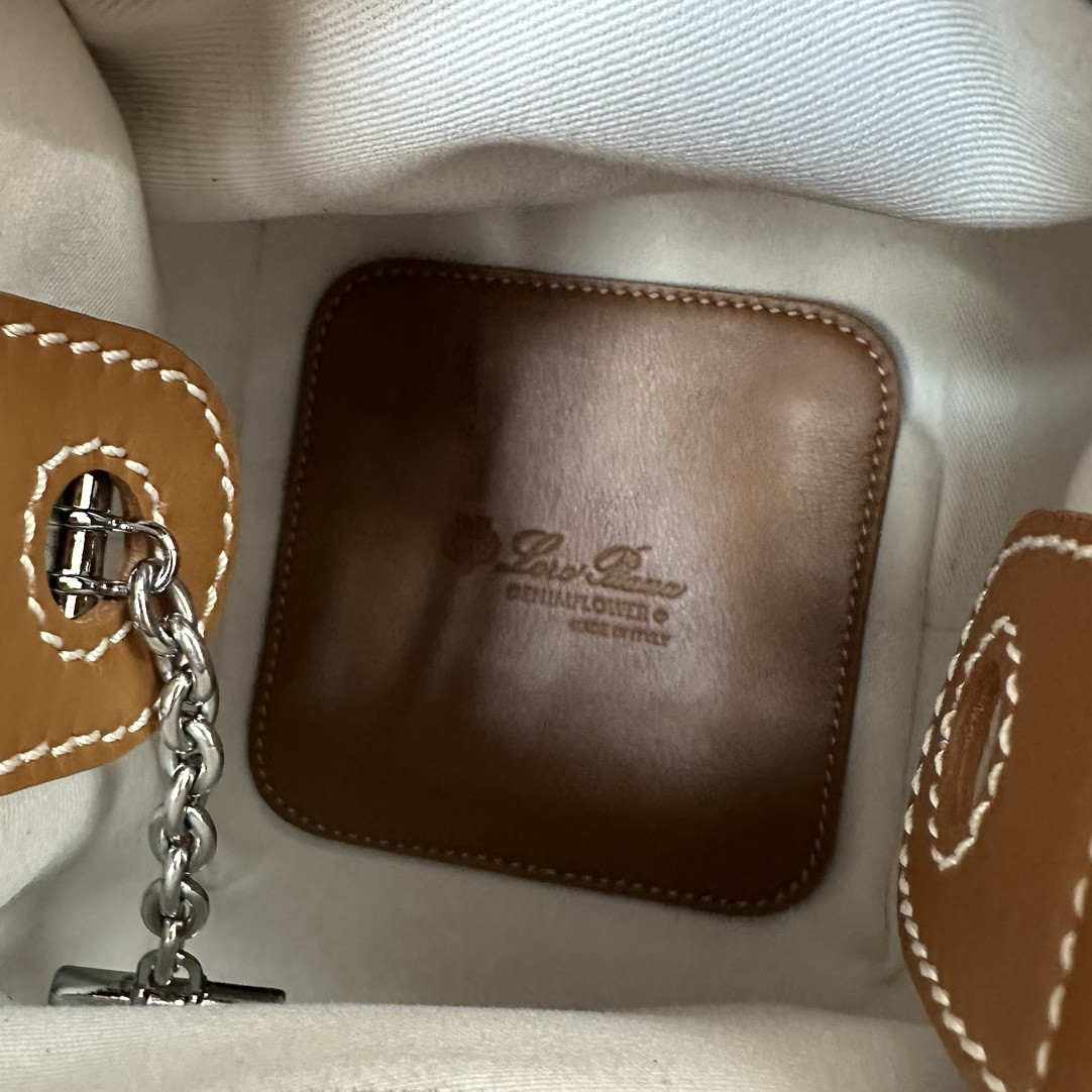 L**o p*ana micro bale cotton bag 23x16x14cm