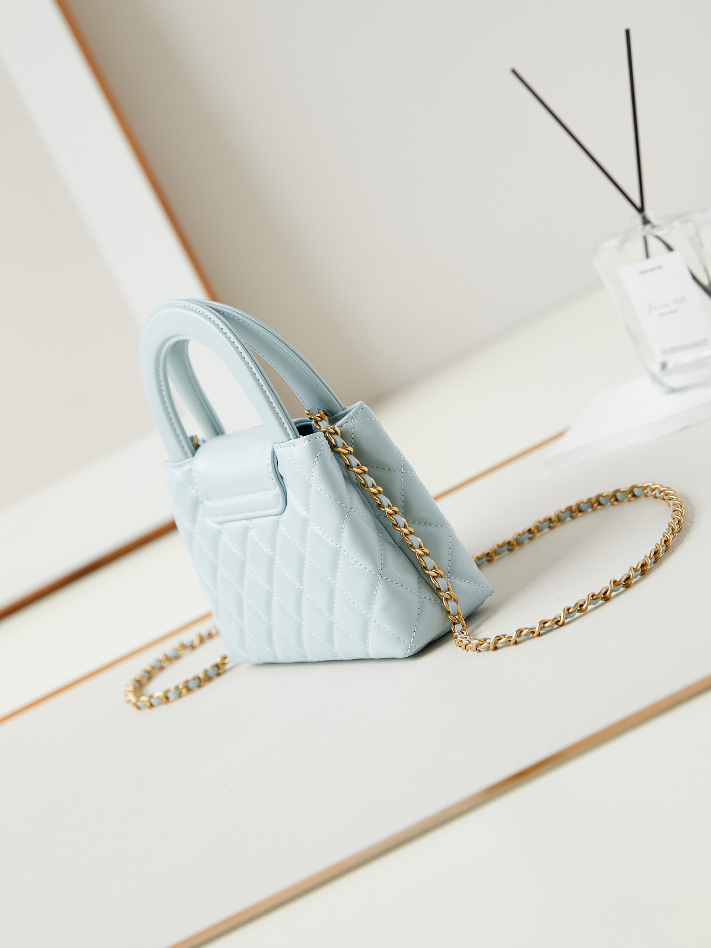 Ch*el 23k kelly 19x13x7cm