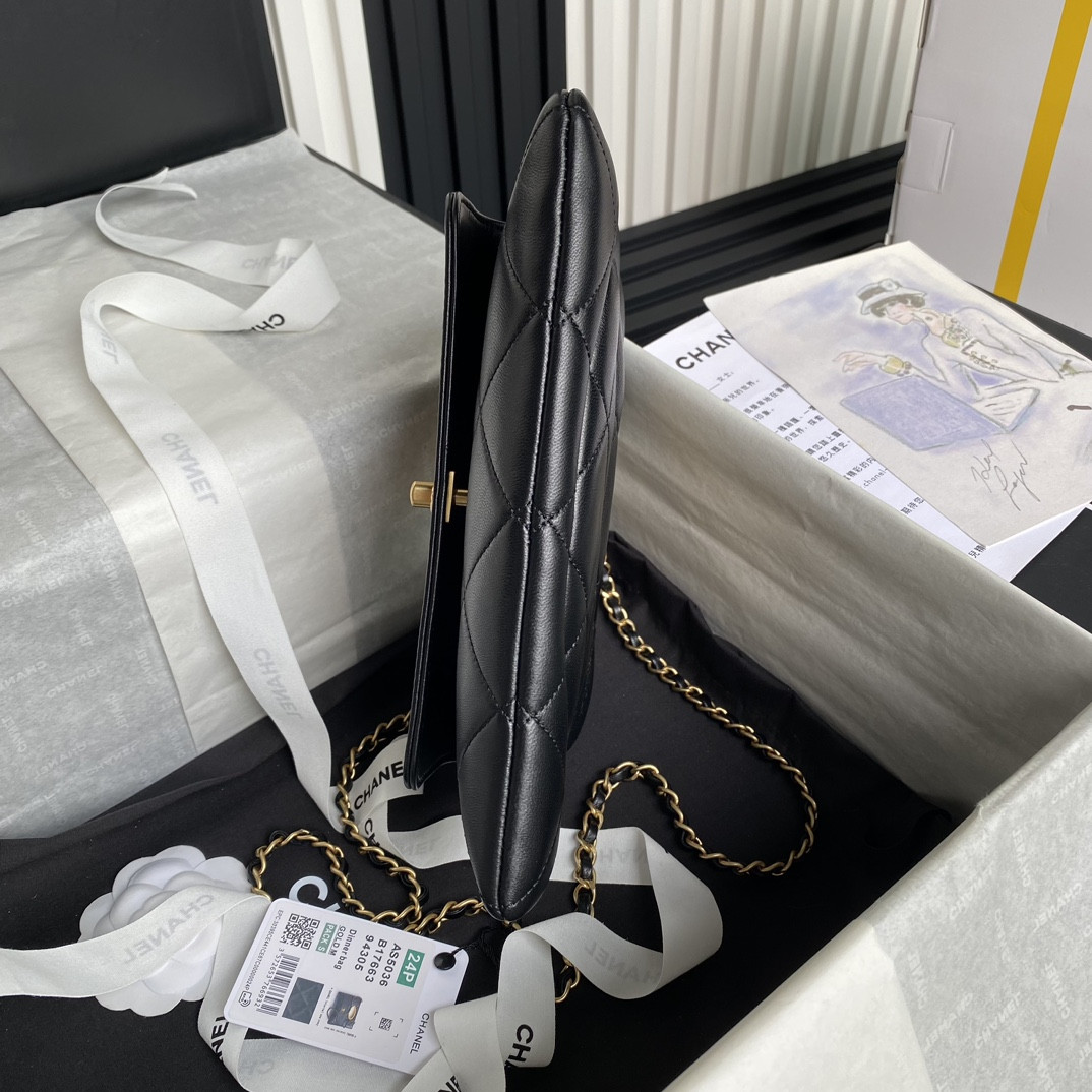 Ch*el 24b evening bag 19x25x3cm