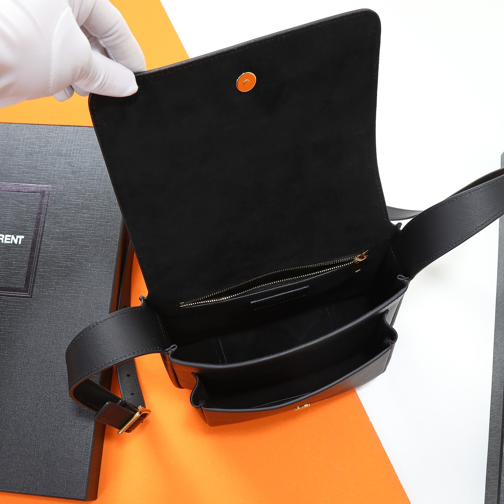 Y*L niki satchel in leather 21.5x16x9cm