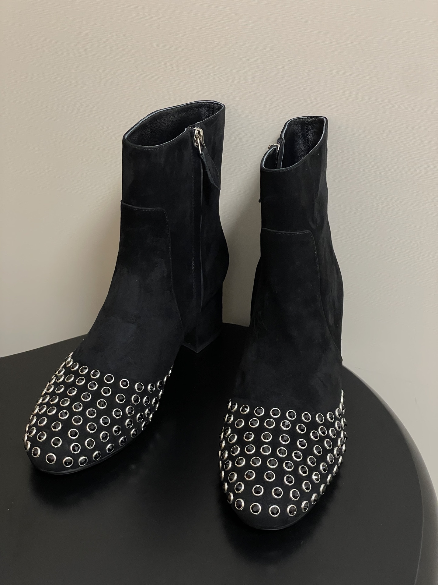 ua alaia crystal Di*m*nd boots 5.5cm heel(customized size 7-10 days production time)